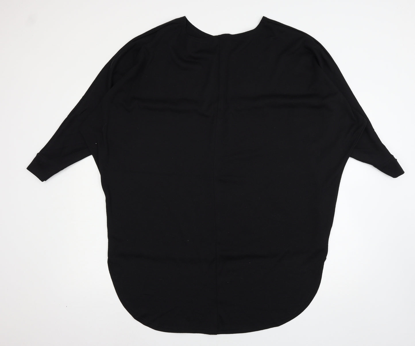 Femme Collection Womens Black  Knit Pullover Jumper Size L