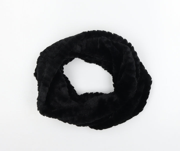 Preworn Womens Black    Scarf   - Faux Fur