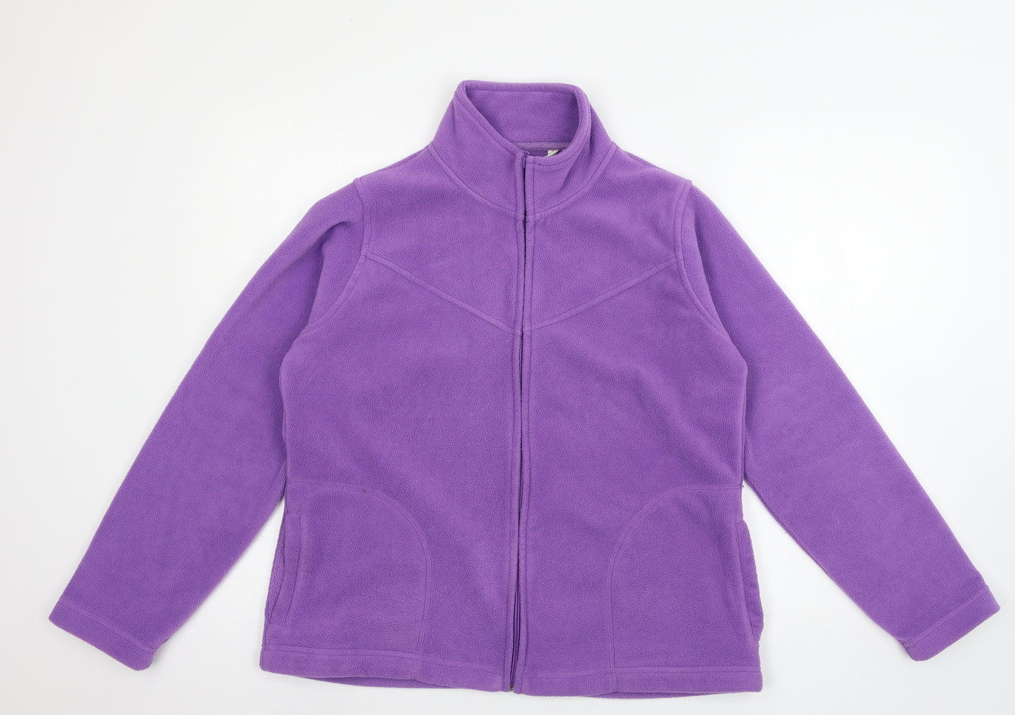EWM Womens Purple  Fleece Jacket  Size 14