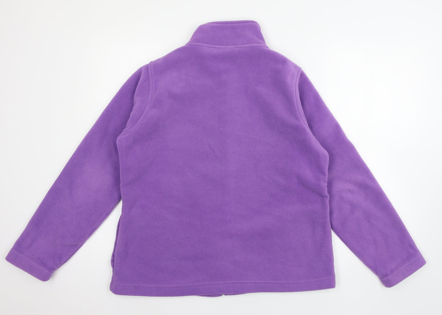EWM Womens Purple  Fleece Jacket  Size 14