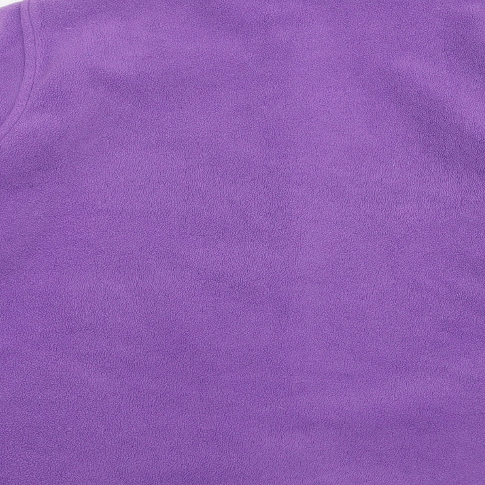 EWM Womens Purple  Fleece Jacket  Size 14