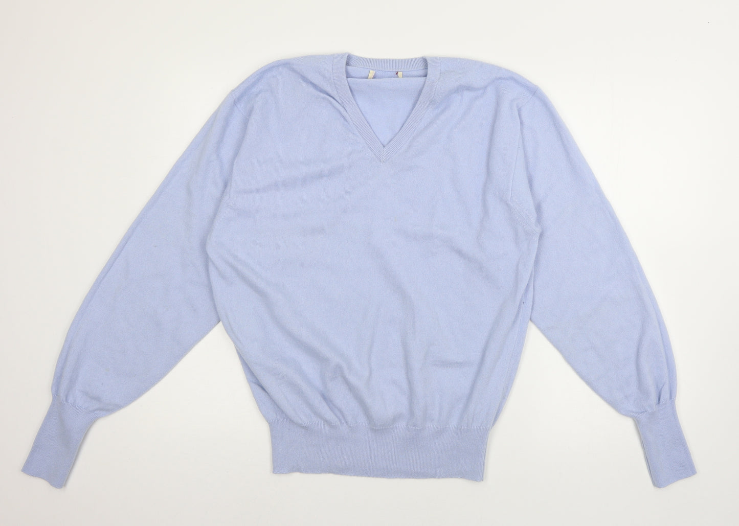 Preworn Mens Blue  Knit Pullover Jumper Size L