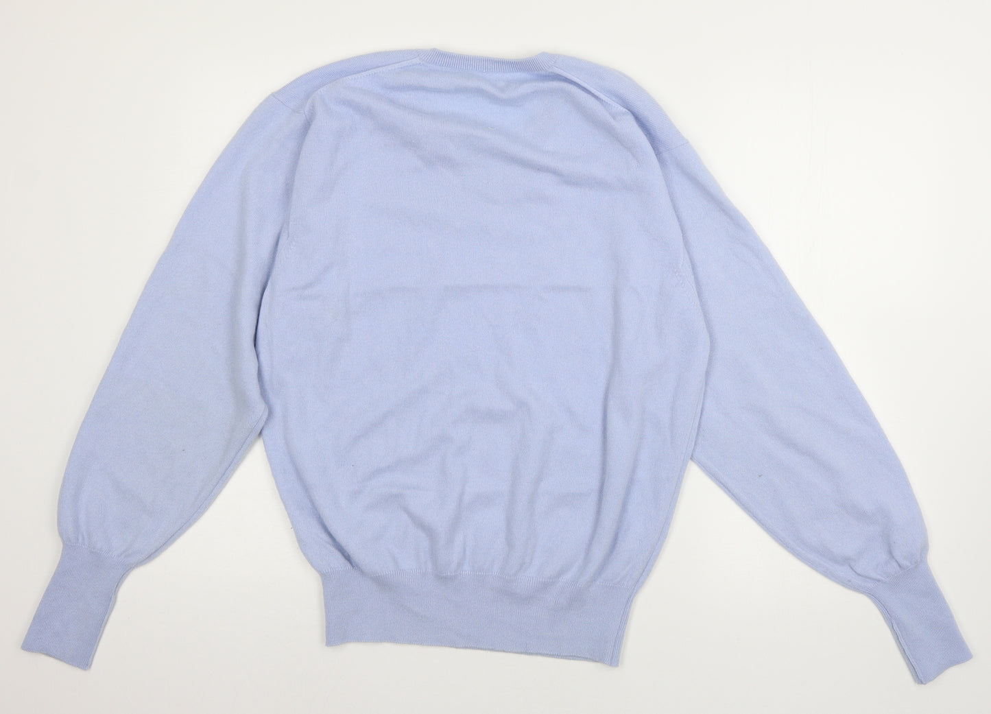 Preworn Mens Blue  Knit Pullover Jumper Size L