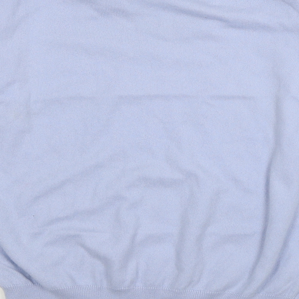 Preworn Mens Blue  Knit Pullover Jumper Size L