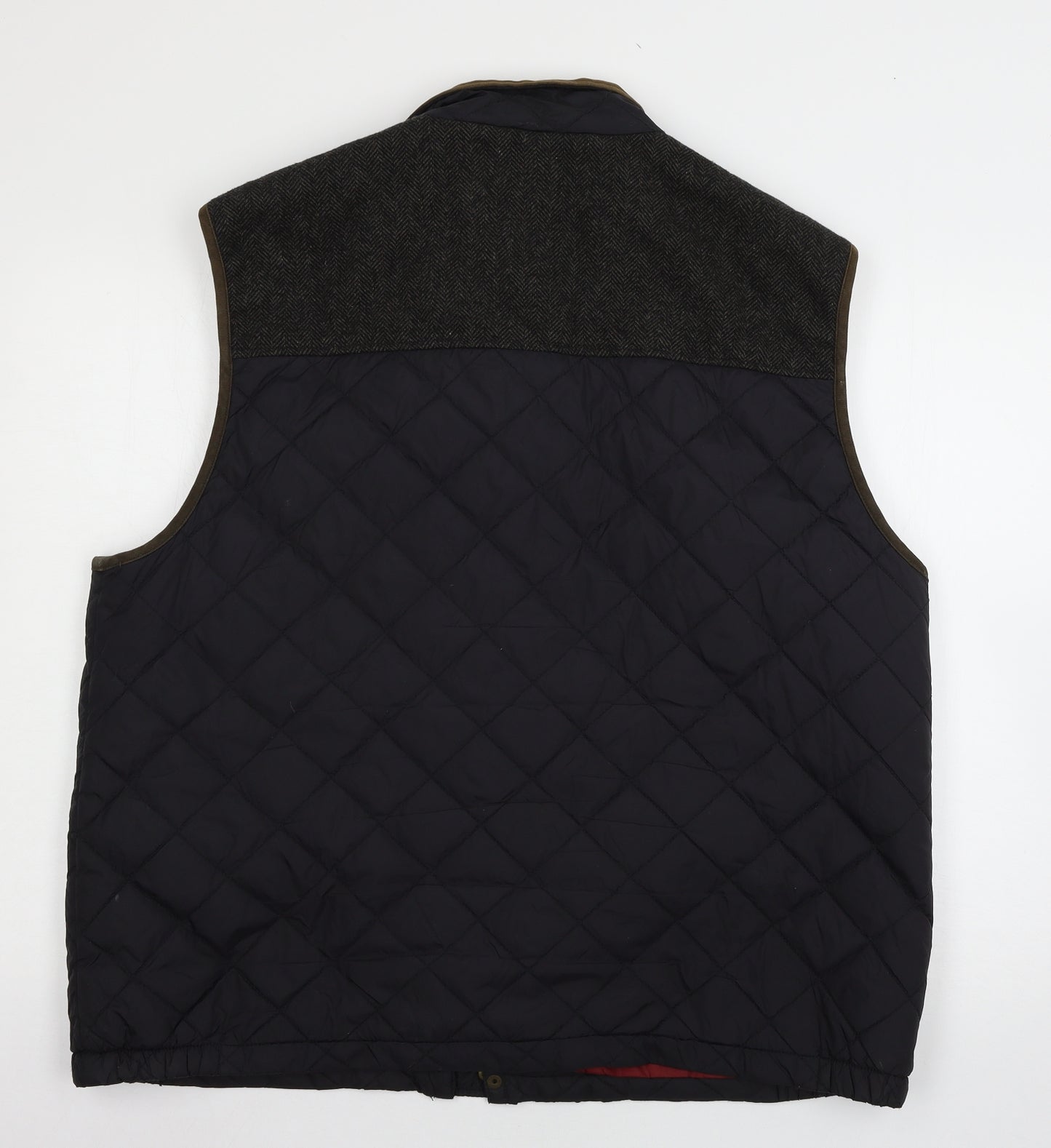 Blue Harbou Mens Blue   Gilet Coat Size 2XL