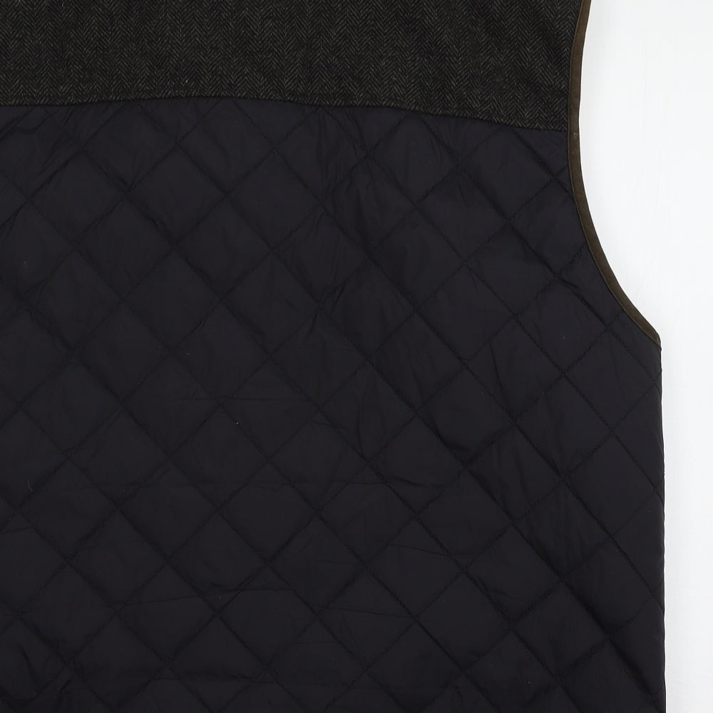 Blue Harbou Mens Blue   Gilet Coat Size 2XL