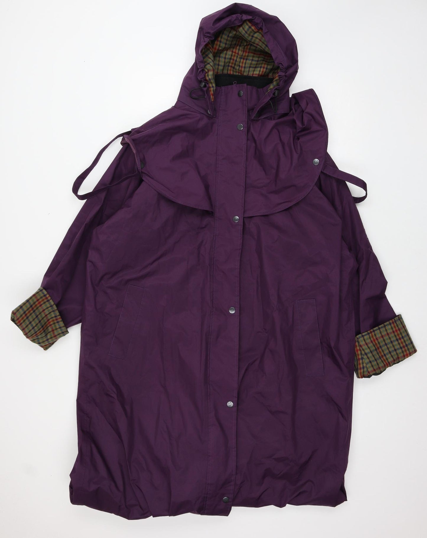 Jack Murp Womens Purple   Parka Coat Size 20