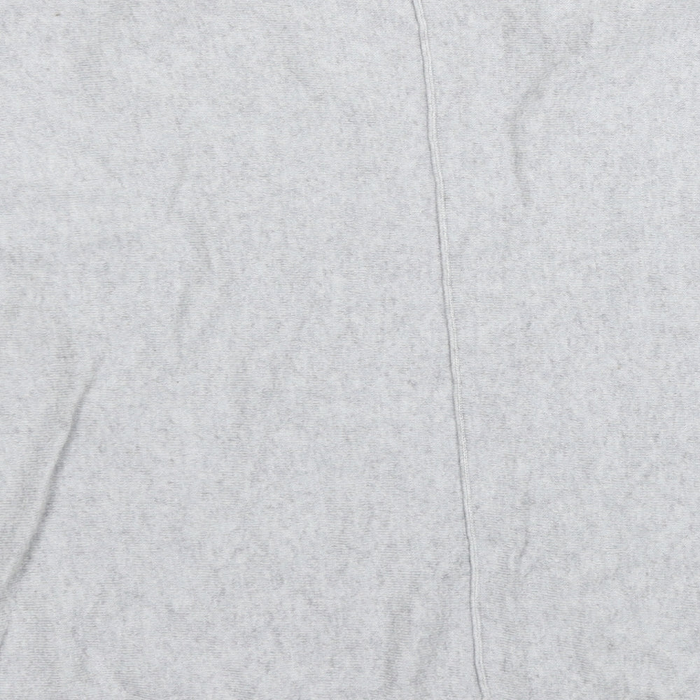 Mint Vel Womens Grey  Knit Pullover Jumper Size L