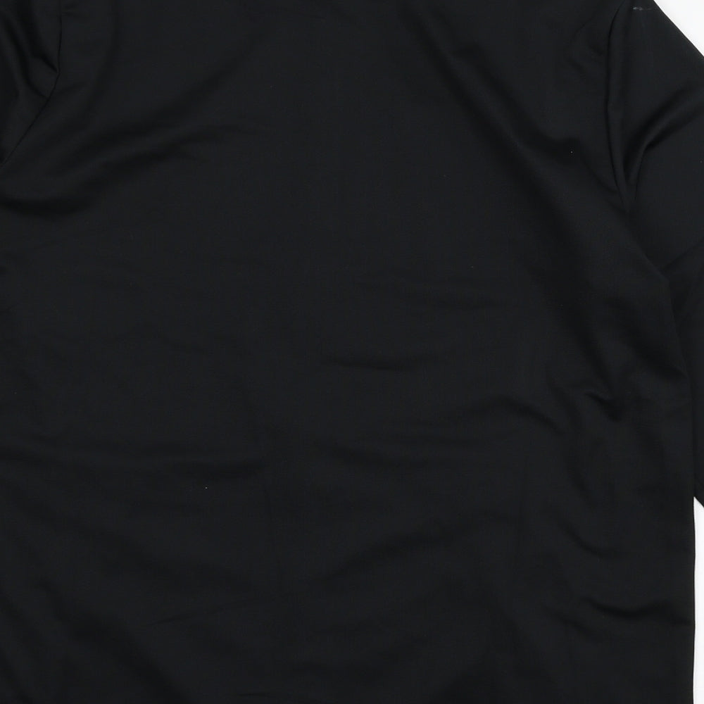 Nike Mens Black  Jersey Full Zip Sweatshirt Size L