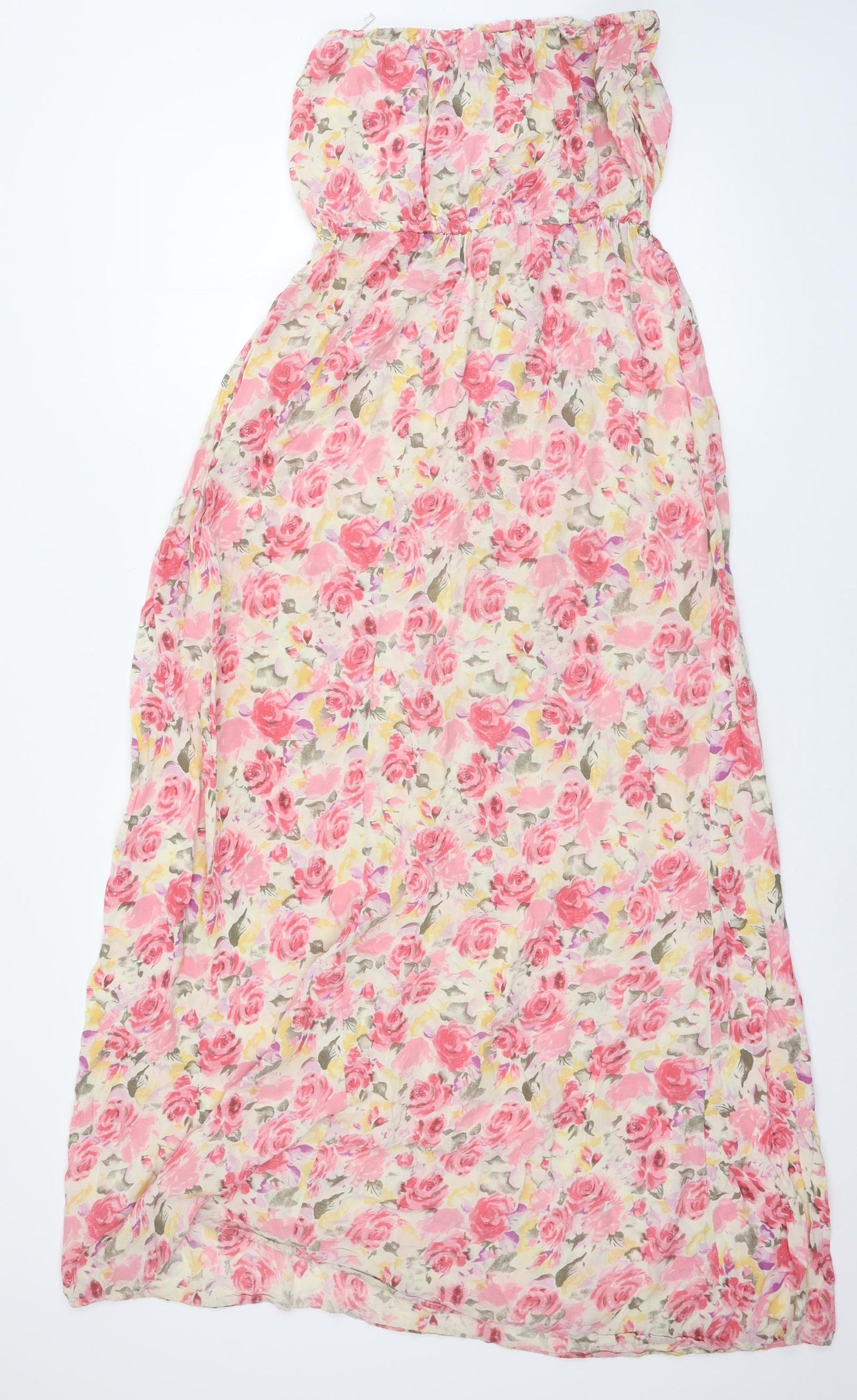 New Look Womens Pink Floral  Maxi  Size 12