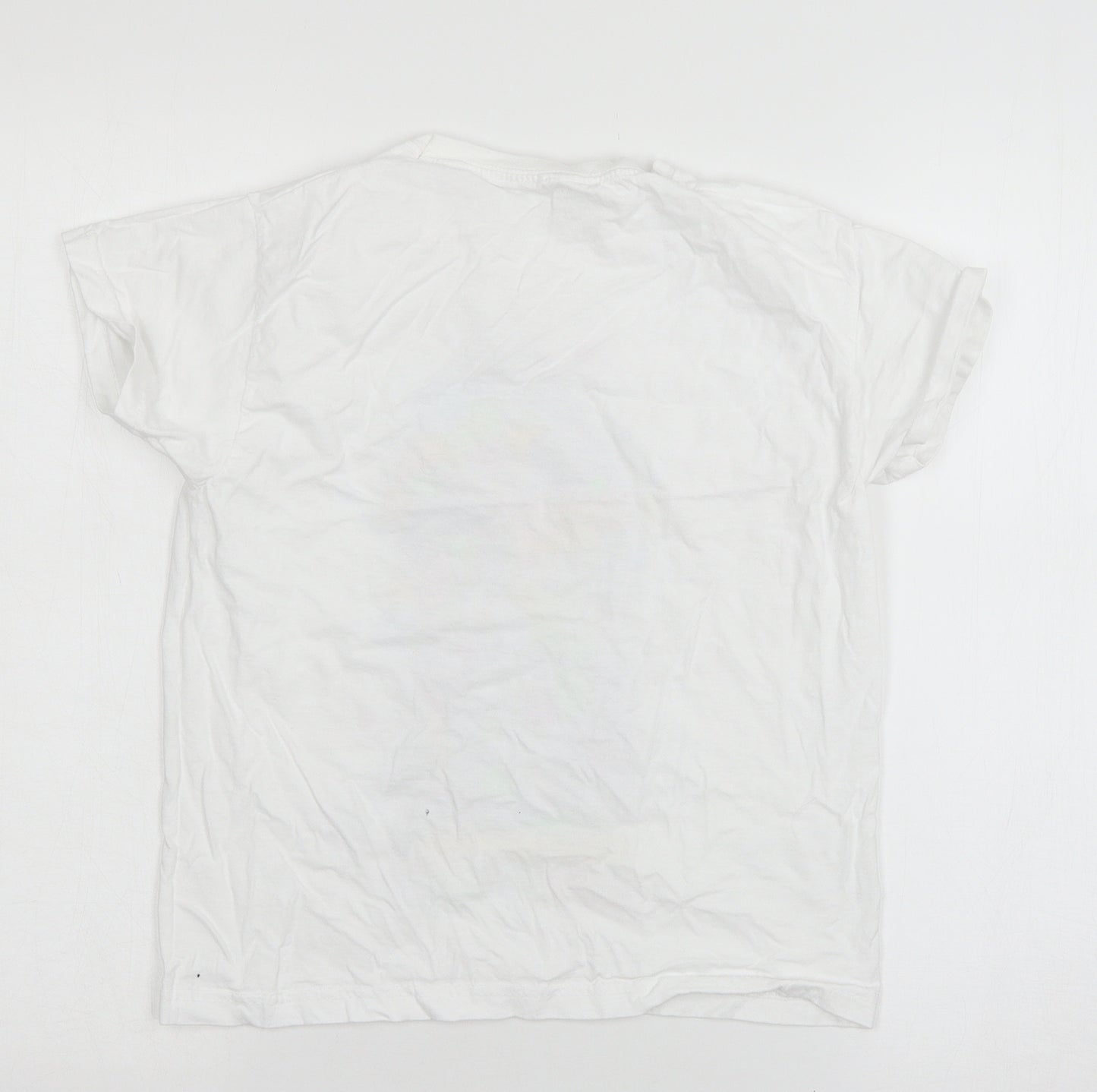 Preworn Boys White  Jersey Basic T-Shirt Size 7-8 Years  - Gamers Be Chillin