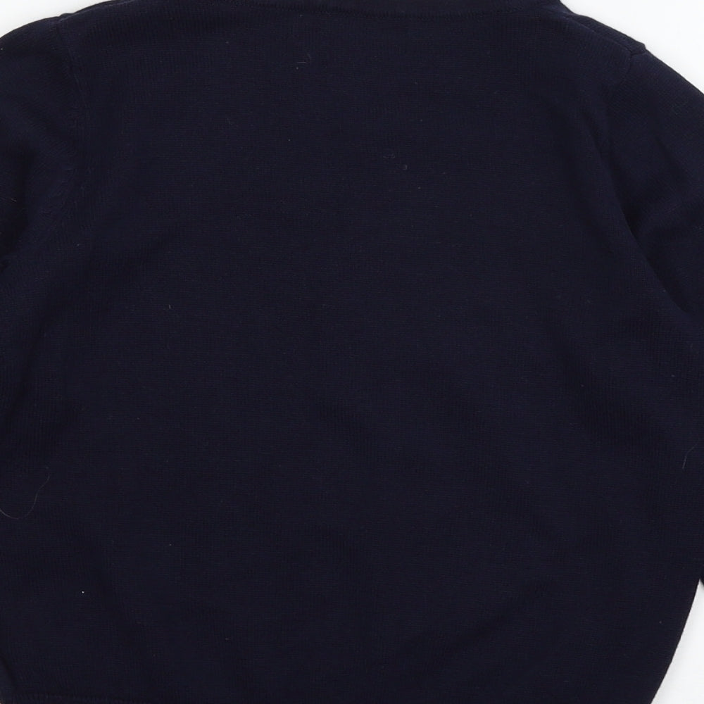 Desert Lily Girls Blue  Knit Pullover Jumper Size 10 Years  - Stars