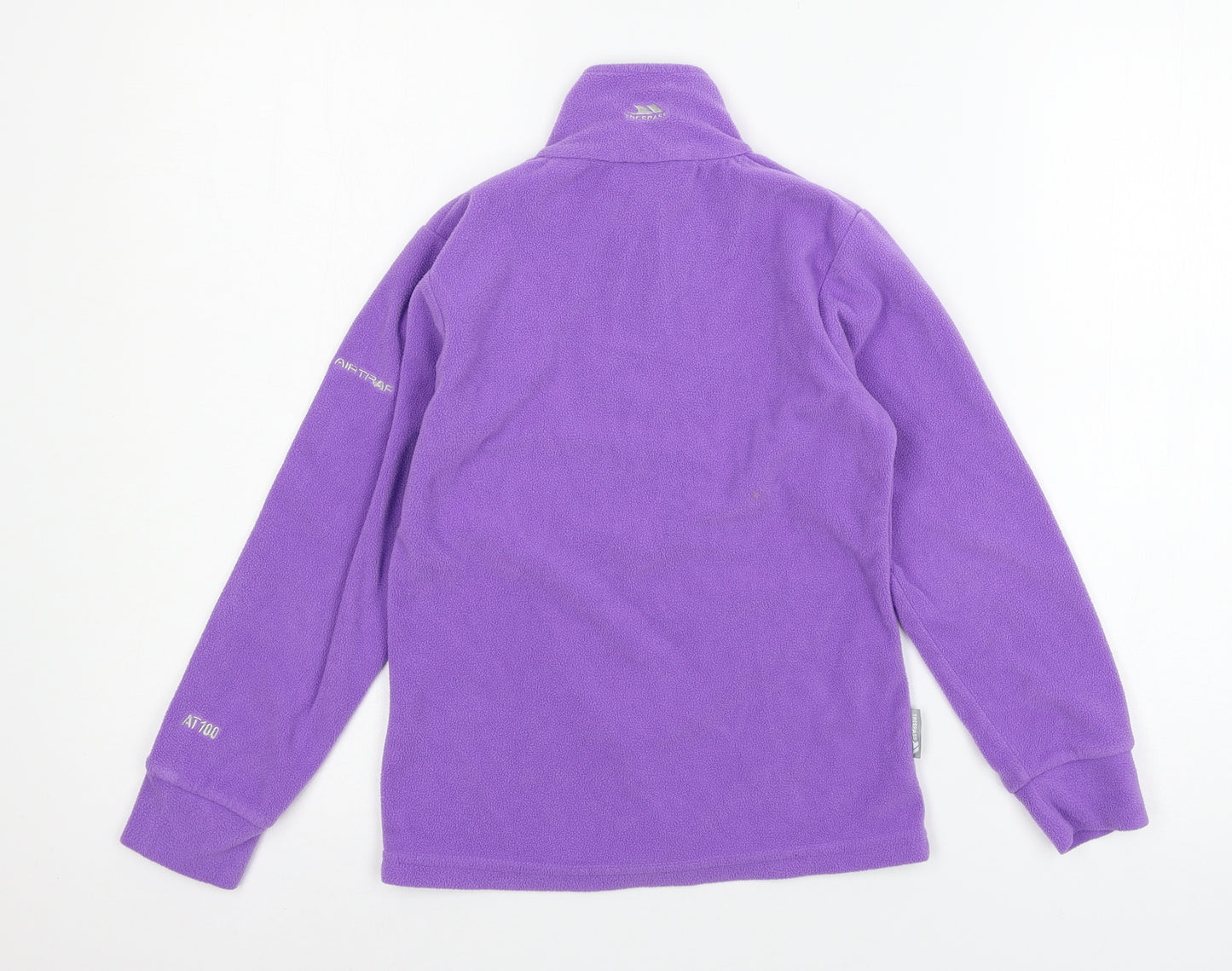 Trespass Girls Purple  Fleece Pullover Sweatshirt Size 7-8 Years
