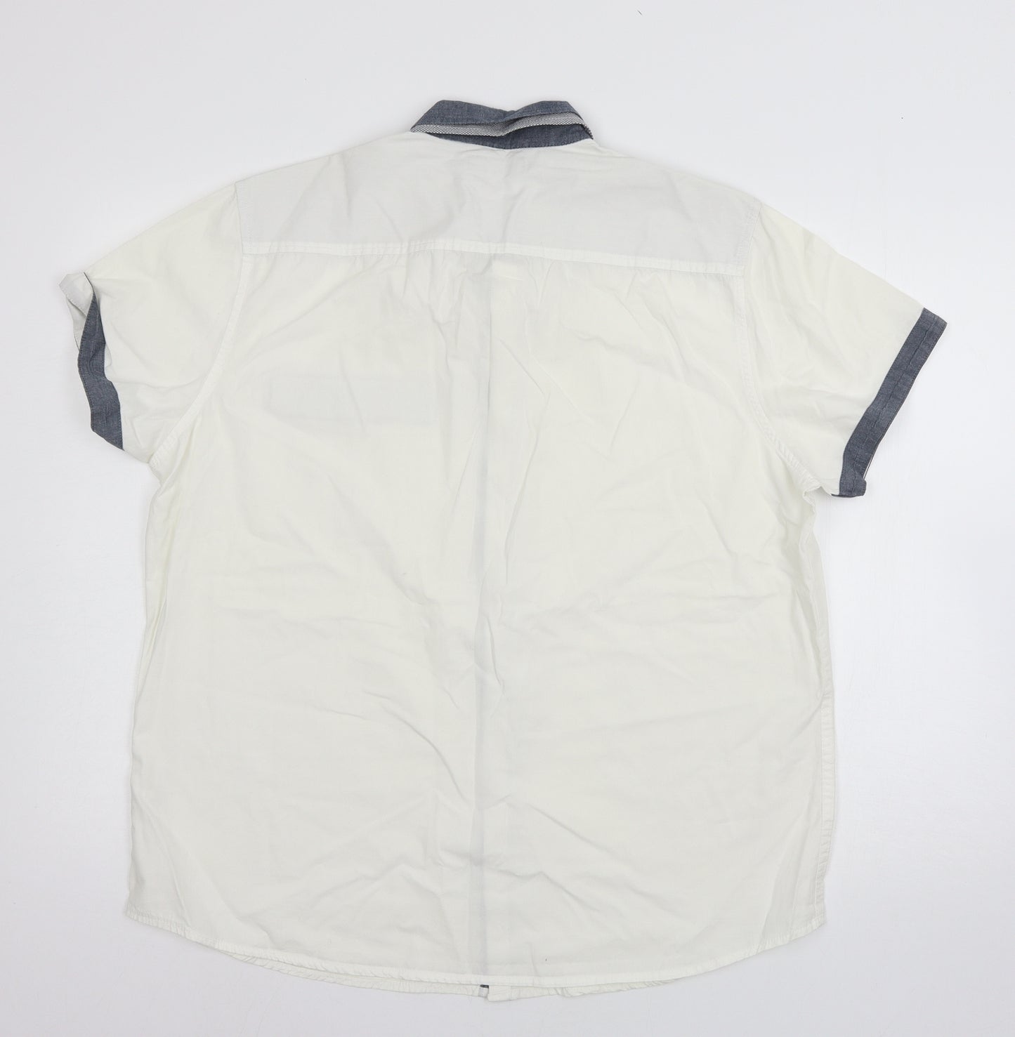 CEDAR Mens White    Button-Up Size XL