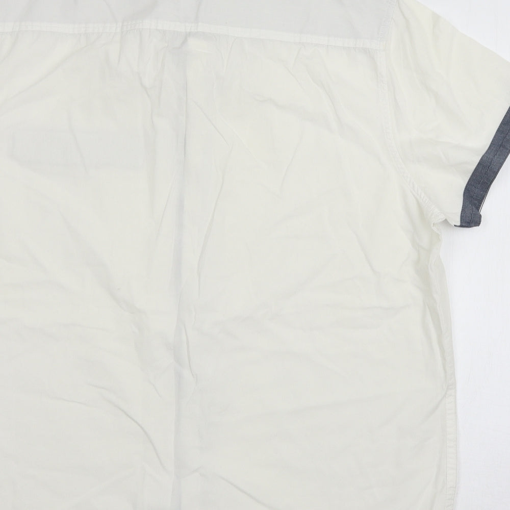 CEDAR Mens White    Button-Up Size XL