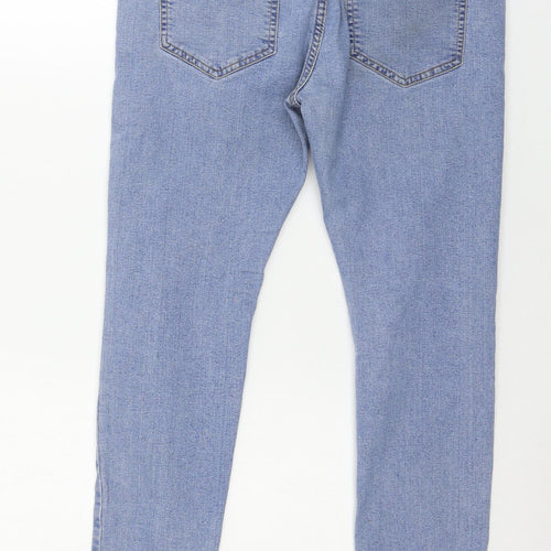 Bershka Womens Blue  Denim Skinny Jeans Size 14 L27 in