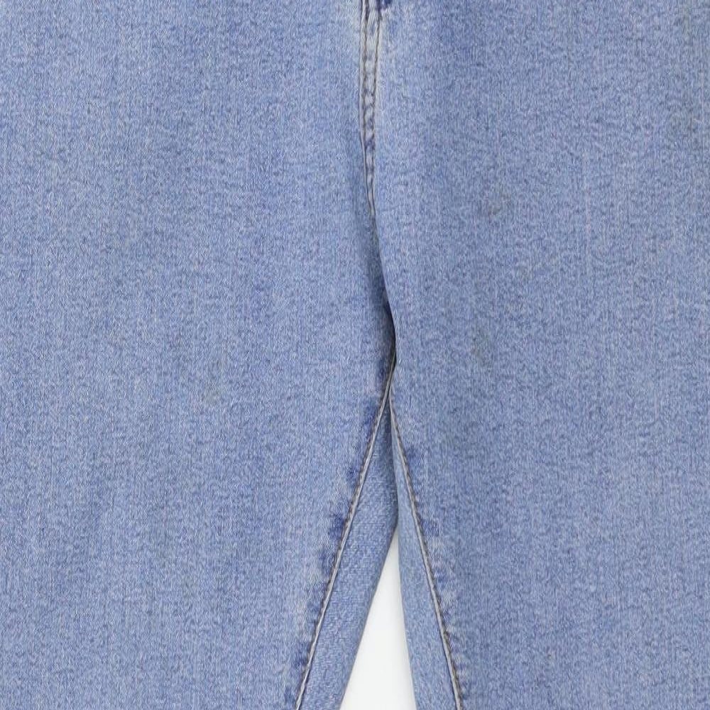 Bershka Womens Blue  Denim Skinny Jeans Size 14 L27 in