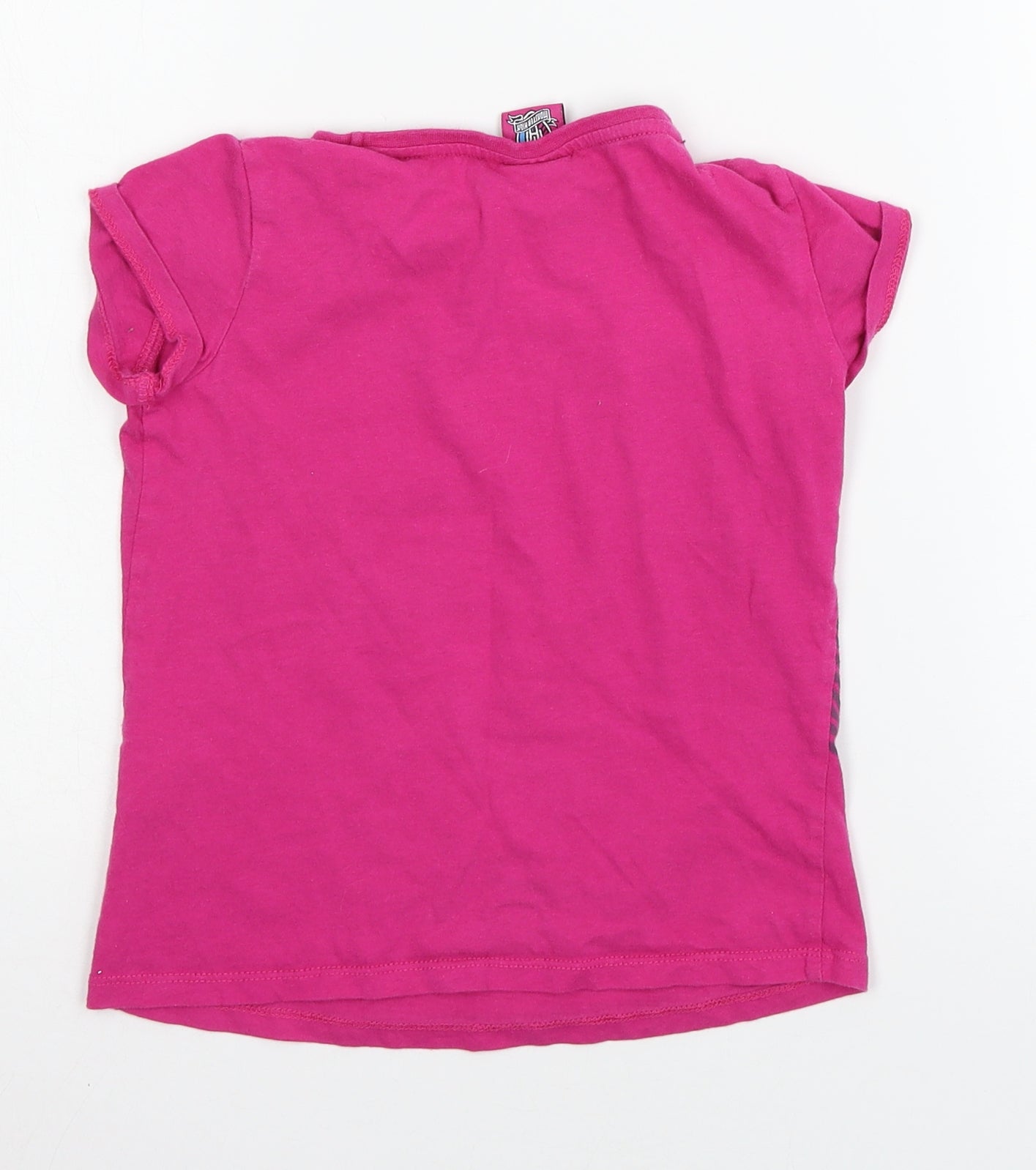 F&F Girls Purple  Jersey Basic T-Shirt Size 7-8 Years  - Monster High