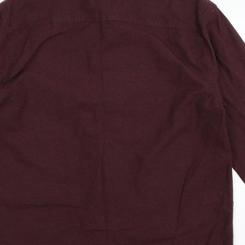 Topman Mens Red    Button-Up Size XS
