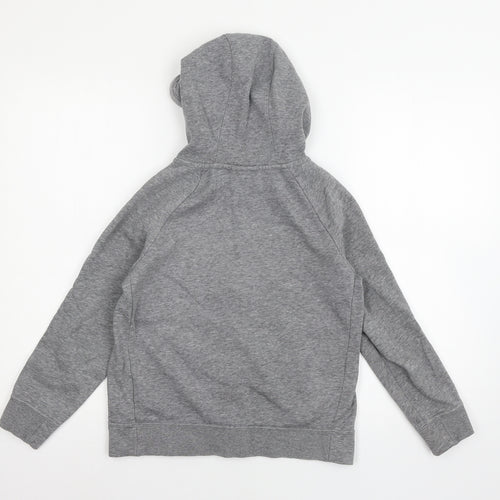 Nike Boys Grey  Jersey Full Zip Hoodie Size 9-10 Years