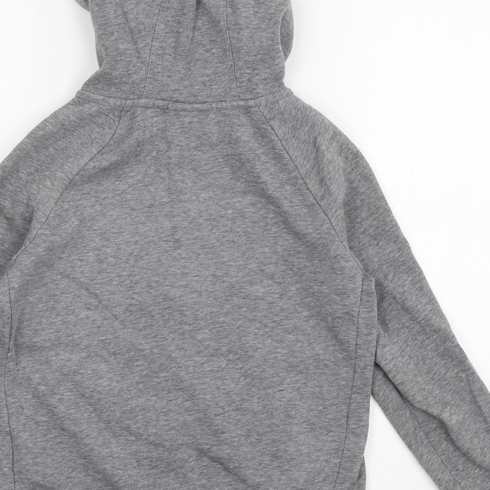 Nike Boys Grey  Jersey Full Zip Hoodie Size 9-10 Years