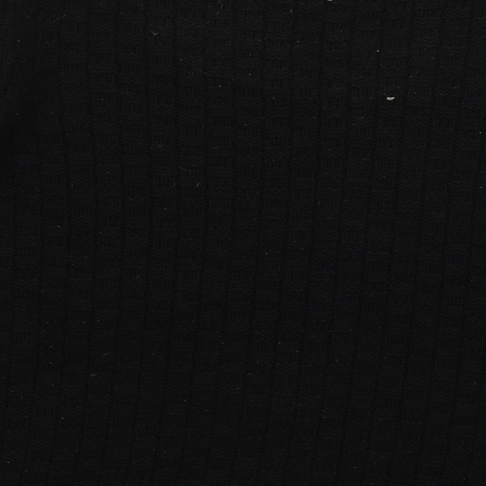 Topshop Womens Black  Knit Pullover Jumper Size 12