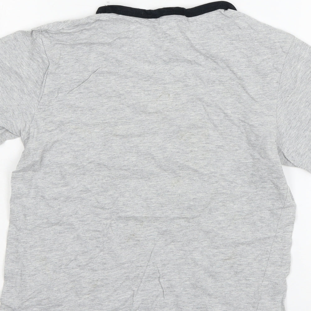 Star Wars Boys Grey  Jersey Basic T-Shirt Size 9-10 Years  - Yoda