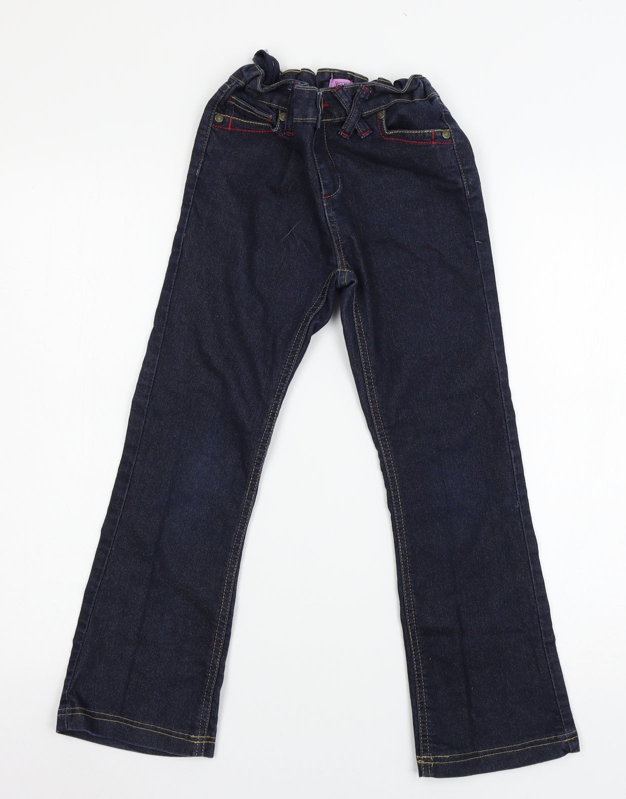F&F Girls Blue  Denim Straight Jeans Size 9-10 Years