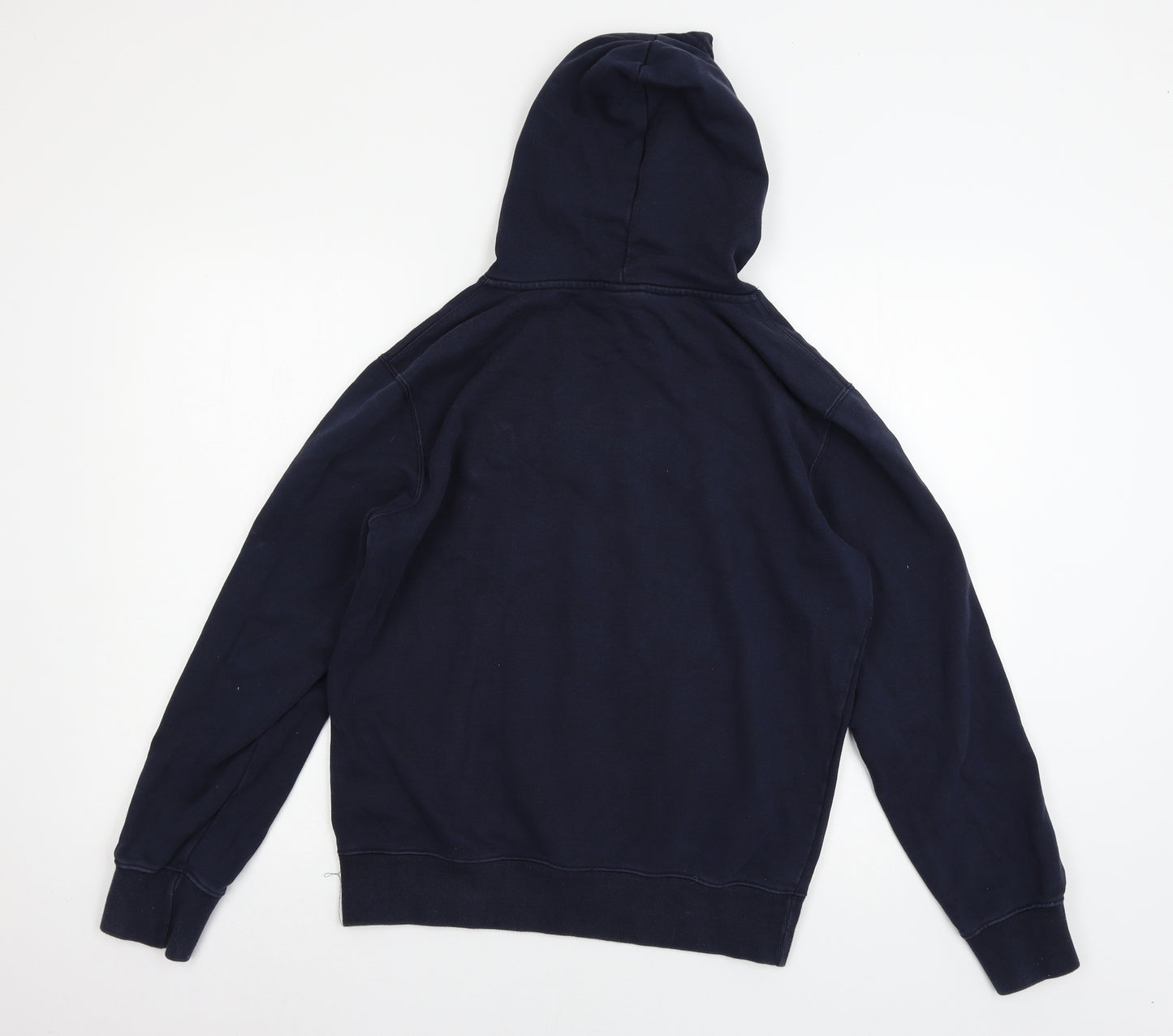 Champion Mens Blue  Jersey Pullover Hoodie Size M