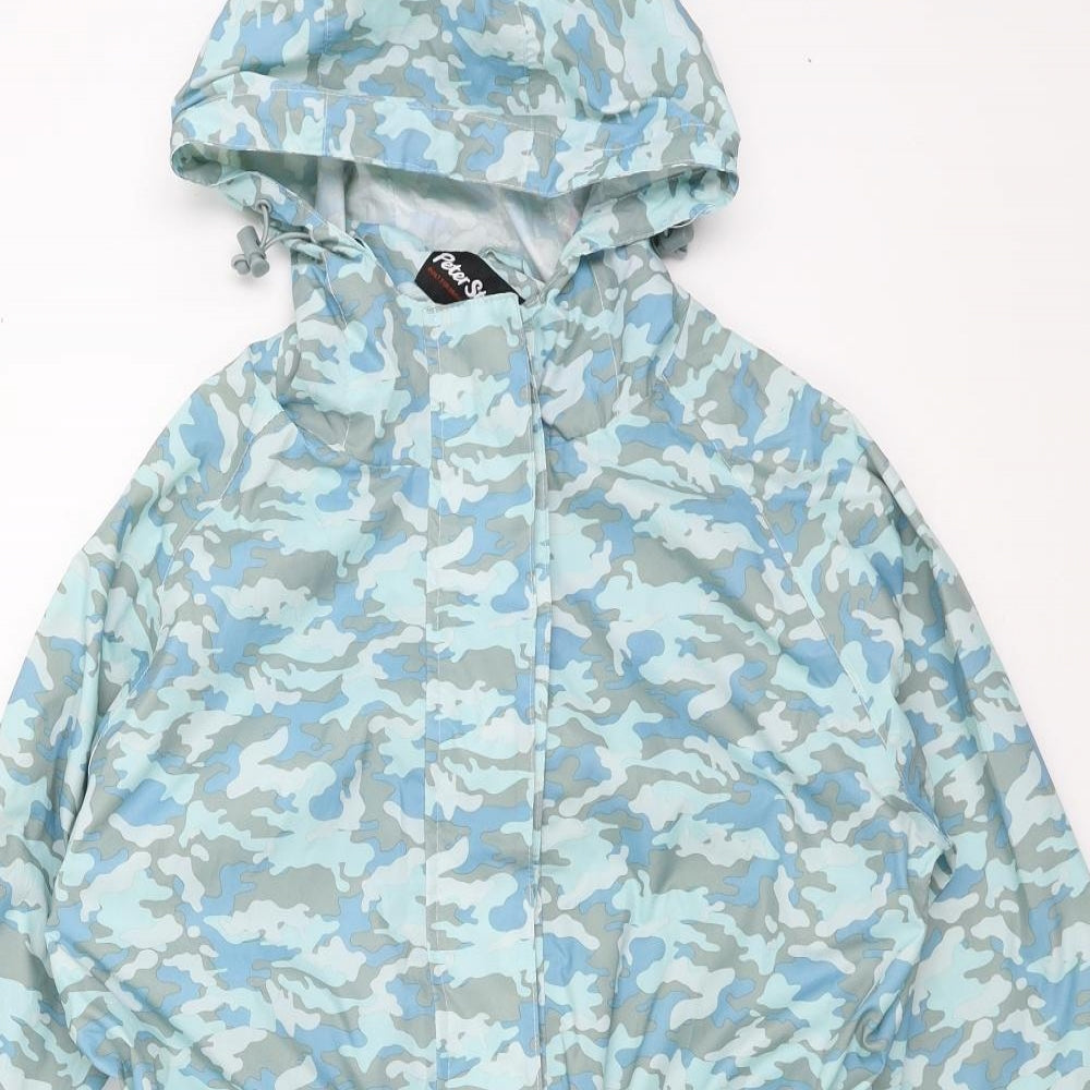 Peter Storm Womens Blue Camouflage  Jacket  Size 10