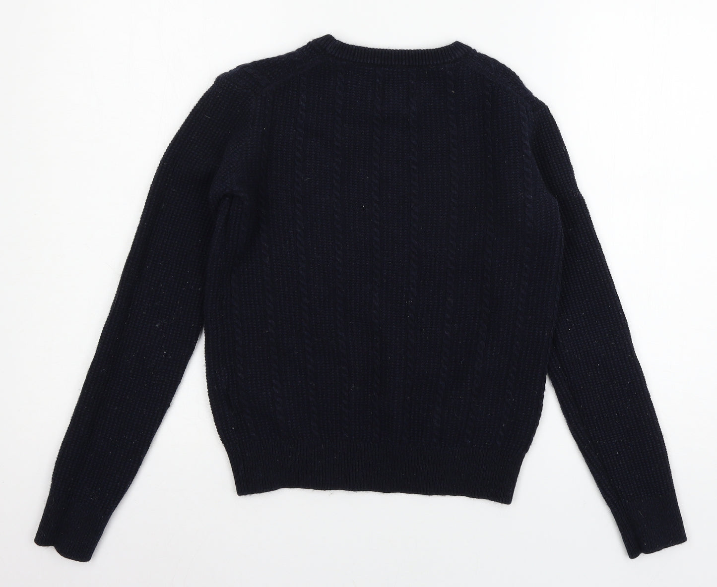 Jack Wills Womens Blue  Knit Pullover Jumper Size 10