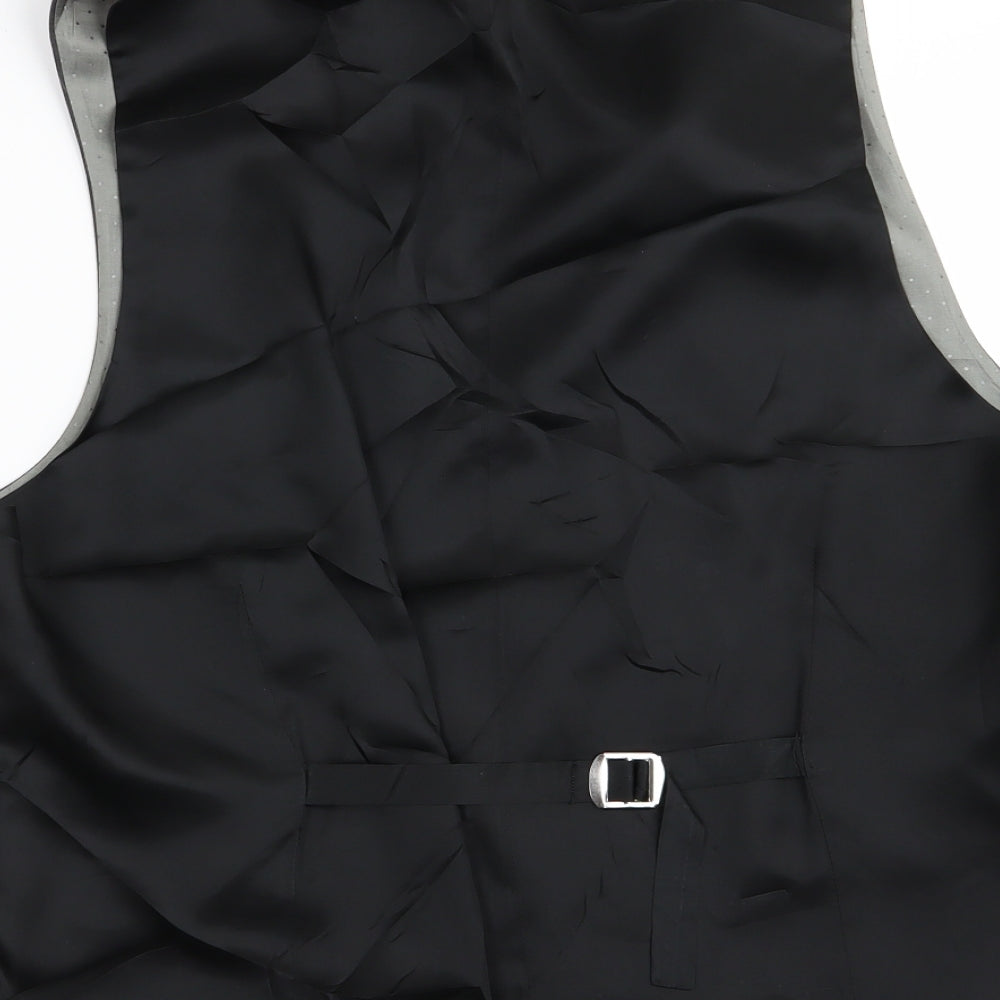 Red Herring Mens Multicoloured Striped  Jacket Suit Waistcoat Size XL