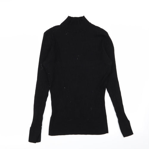 Nutmeg Womens Black   Pullover Jumper Size 14