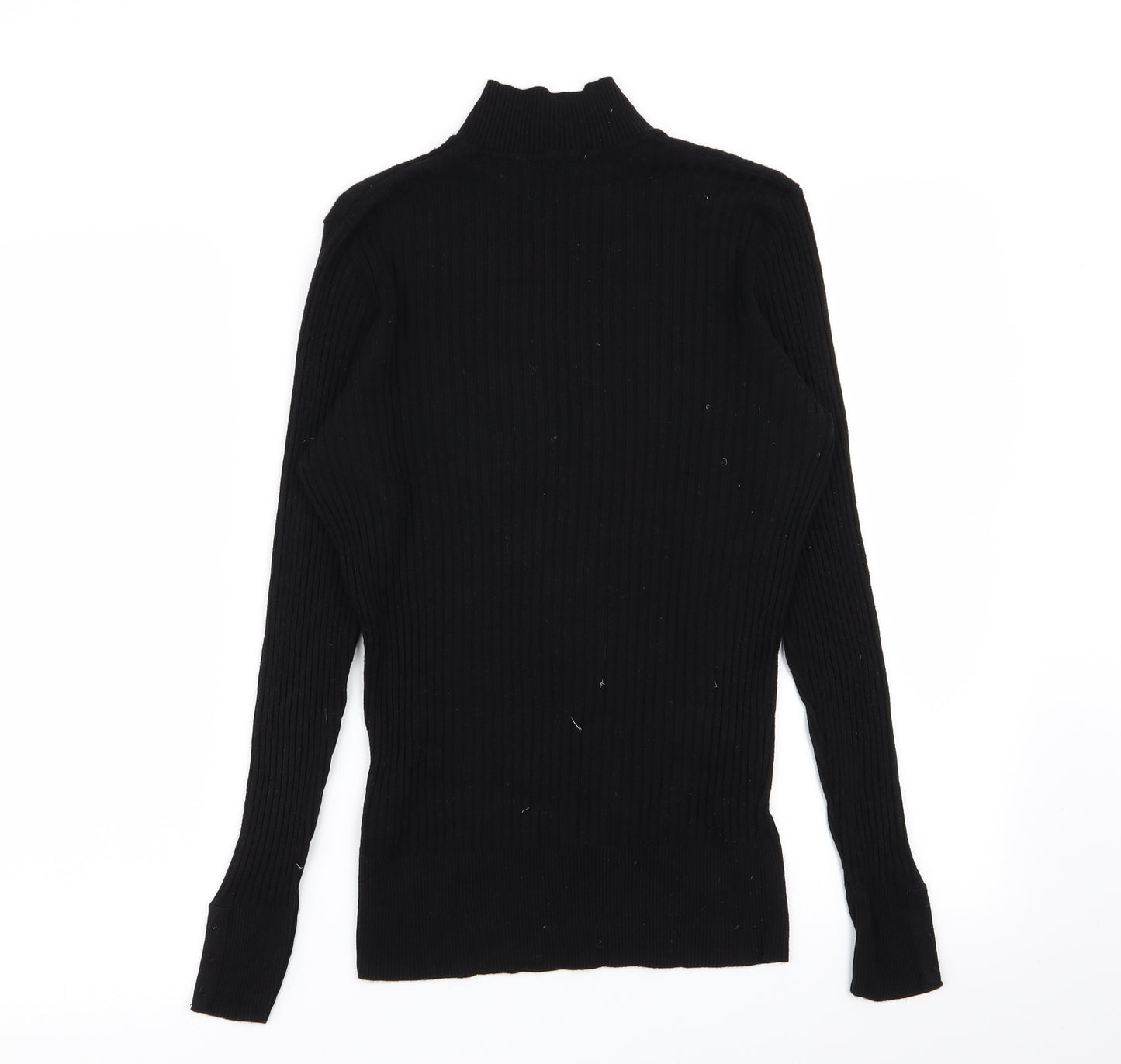Nutmeg Womens Black   Pullover Jumper Size 14
