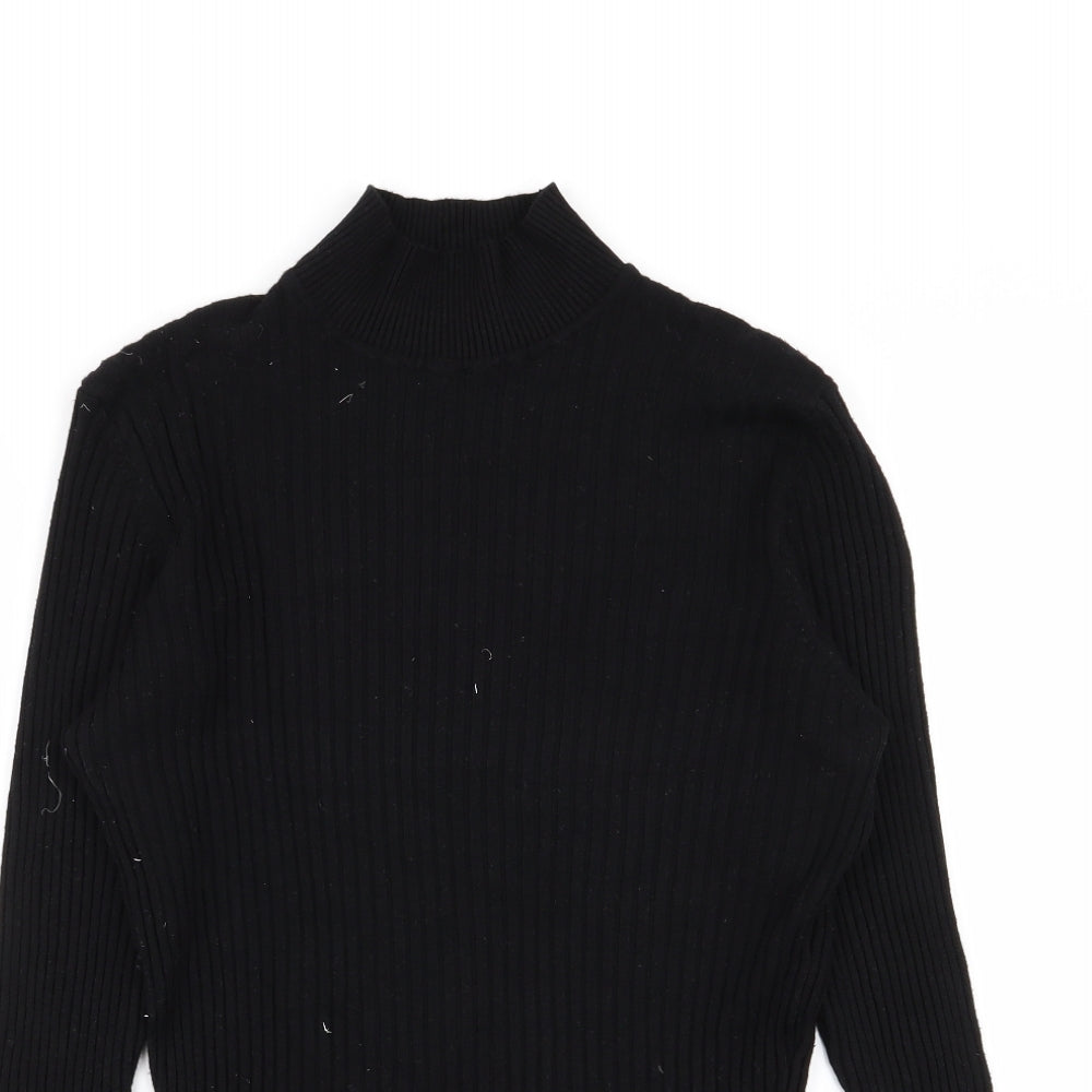 Nutmeg Womens Black   Pullover Jumper Size 14
