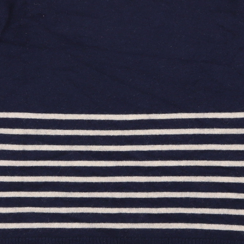 wool lovers Womens Multicoloured Striped  Pullover Jumper Size S