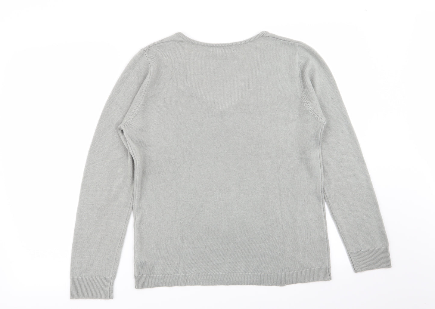 Primark Womens Grey   Pullover Jumper Size 12