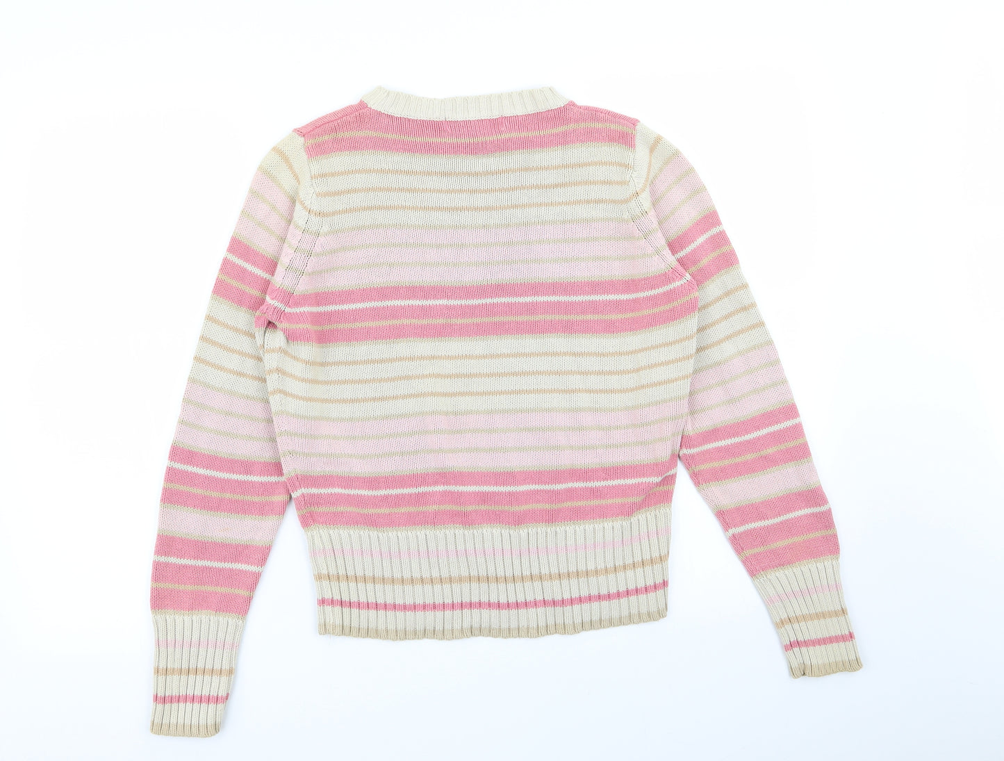 EWM Womens Multicoloured Striped  Pullover Jumper Size 10  - size 10-12