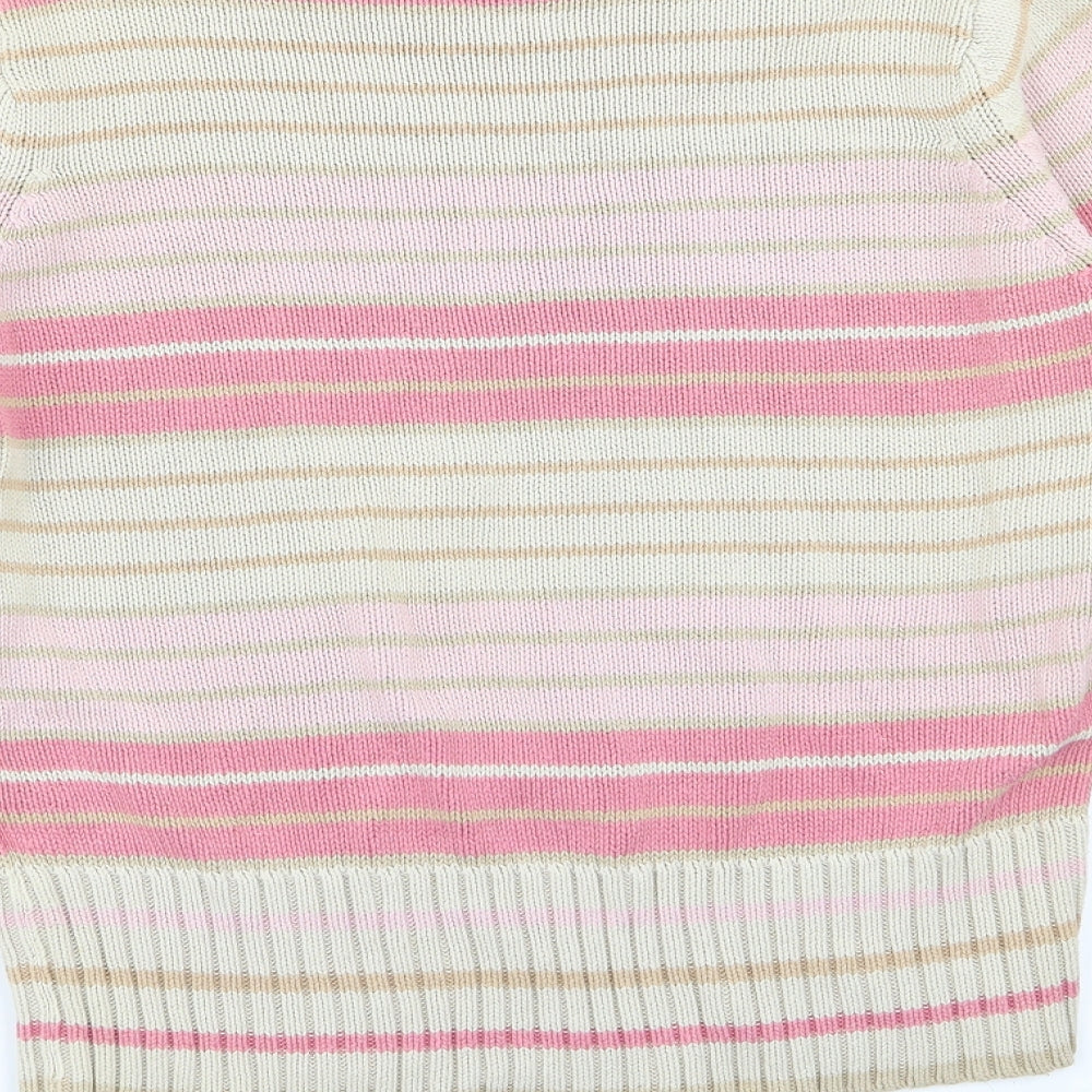 EWM Womens Multicoloured Striped  Pullover Jumper Size 10  - size 10-12