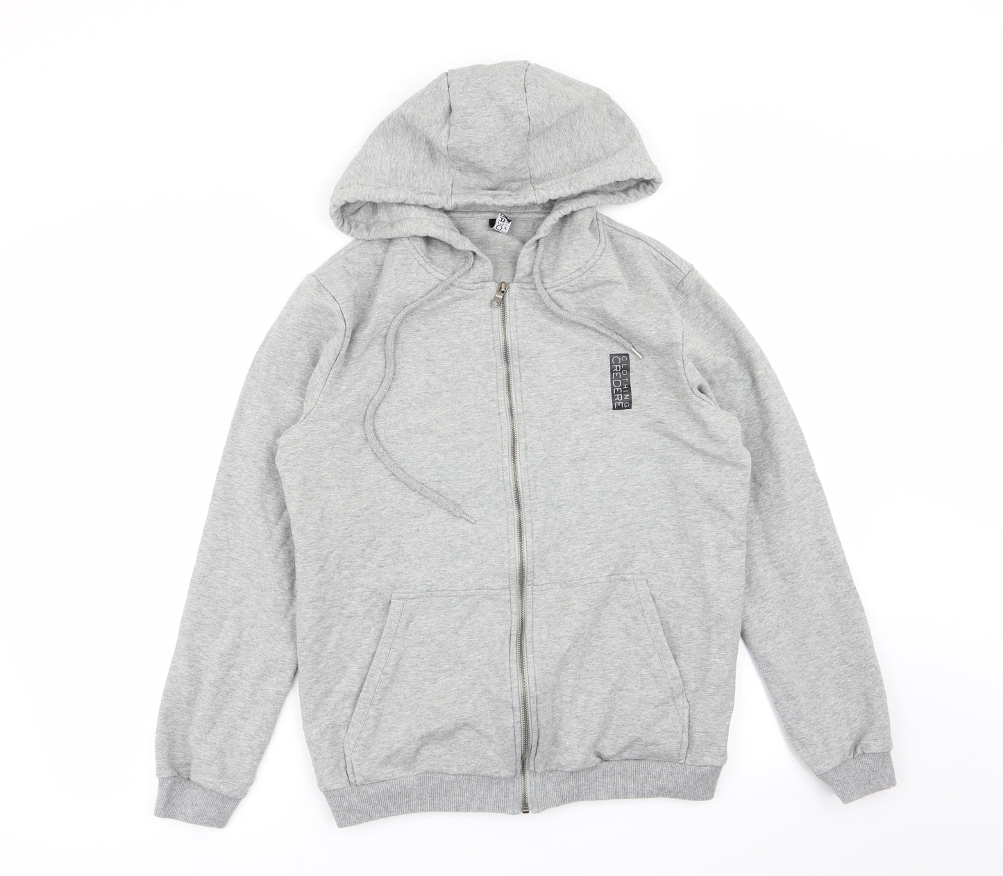 clothing credere Mens Grey   Full Zip Jumper Size M