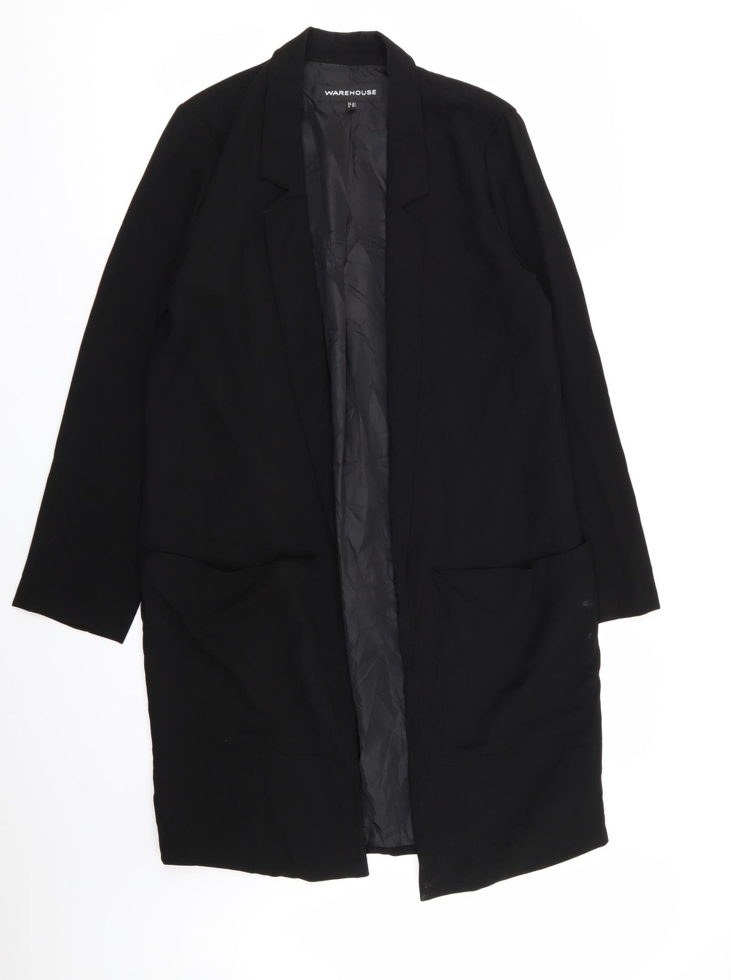Warehouse Womens Black   Jacket Blazer Size 10