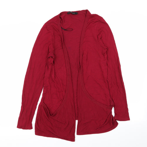 New Look Womens Red   Cardigan Jumper Size 12