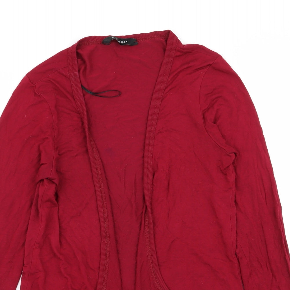 New Look Womens Red   Cardigan Jumper Size 12