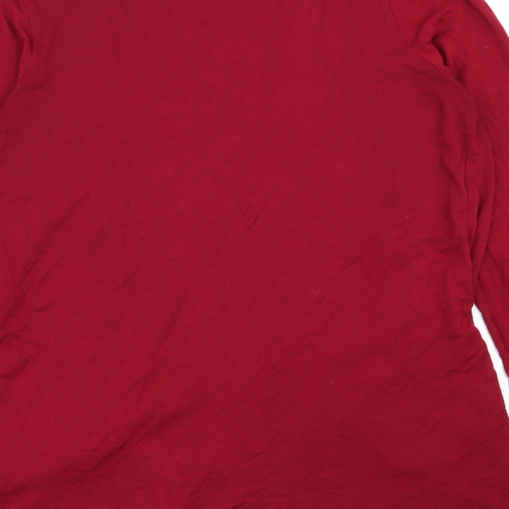 New Look Womens Red   Cardigan Jumper Size 12