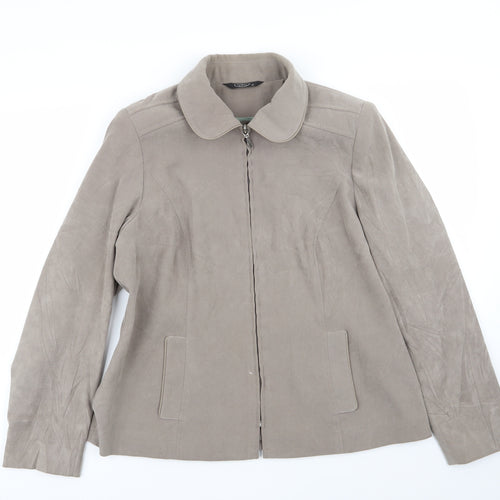 BM Womens Beige   Jacket  Size 14