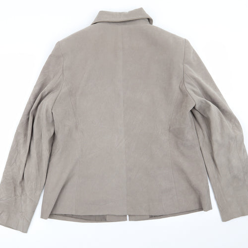 BM Womens Beige   Jacket  Size 14