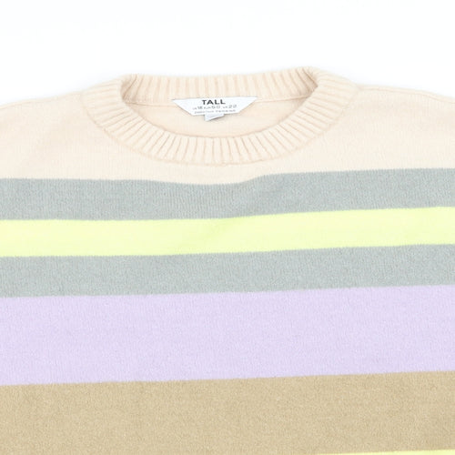 Dorothy Perkins Womens Multicoloured Striped  Pullover Jumper Size 22