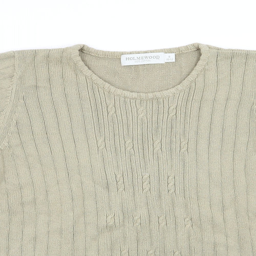 holmewood Womens Green   Pullover Jumper Size 10