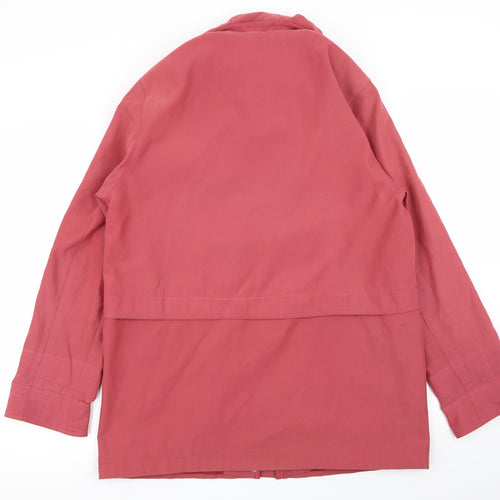 Klass Womens Pink   Overcoat Coat Size M