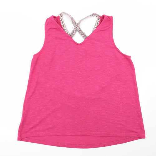 TU Womens Pink   Basic Tank Size 18